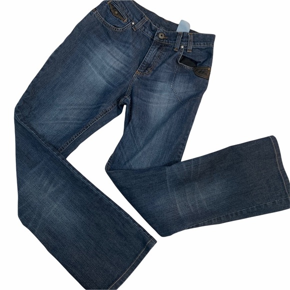 TUZZI Straight Leg Medium Wash Denim Jeans Size 4 - Picture 4 of 7